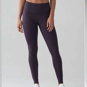 Lululemon Wunder Under Hi-Rise Tight *Full-On Luxtreme 28" Boysenberry Size 12